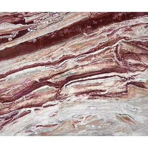 Dalles de marbre rouge naturel Monica <span class=keywords><strong>pour</strong></span> revêtement mural comptoirs vanité hauts piscine entoure escaliers colonnes en gros - Product Image 1