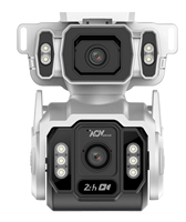 Cámara de Video Inalámbrica WiFi de Doble Lente para Interiores y Exteriores, Seguimiento Automático, Seguridad, Cámara PTZ H.265