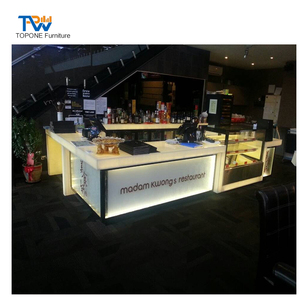 Современная мраморная верхняя барная стойка Ресторан мебель для ночного клуба стойка для быстрого питания - Product Image 1