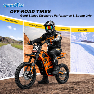 Moto électrique 8000W SLMD-2X à vendre, 72V 40Ah, système <span class=keywords><strong>de</strong></span> freinage avancé, moto tout-terrain électrique - Product Image 2