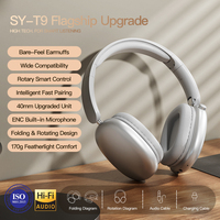 Headphone Nirkabel Soyto T9 Model Terbaru Harga Pabrik Kualitas Tinggi BT5.3 Headset ODM OEM Casque Auricaire Kopfhorer Fone De Ouvido