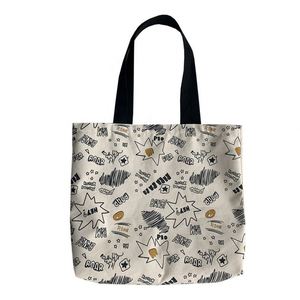 Bolsa de Lona de Gran Capacidad con Asas, Ecológica, Duradera, Reutilizable, Reciclable, Adaptable, para Compras y Ocio, Económica - Product Image 1