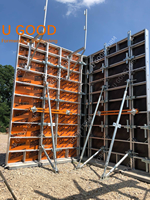 Paneles de Encofrado Ajustables de Aluminio y Contrachapado de Abedul para Construcción de Muros y Columnas, Instalación Rápida, Diseño Contemporáneo