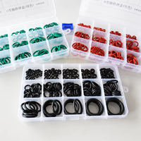 Joints toriques en caoutchouc sur mesure, emballés dans une boîte en plastique, adaptés aux raccords de tuyauterie de machine à laver et aux connexions air/gaz.