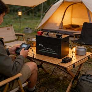 工場直販特価：RV用BMS搭載12.8V 100Ahバッテリーパック、カスタム電圧/容量対応 - Product Image 6