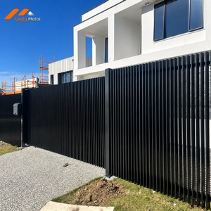 Anti-UV Aluminum Blade Privacy Gate with Safety Fencing for Modern Villas Australia Style Outdoor Entrance <b>Divider</b> - Product Image 1