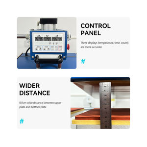 Presse à Chaud Électrique Semi-Automatique Double Face Magnétique 40x60cm (16x24 pouces) pour Impression de Vêtements et T-shirts – Nouvelle Machine - Product Image 4