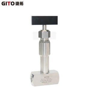 Vanne à aiguille forgée en acier inoxydable 316L cryogénique haute pression GITO avec raccord de tuyau à filetage interne - Product Image 2