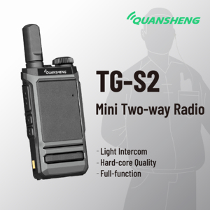 2025 QuanSheng TG-S2 Mini taşınabilir el UHF Walkie Talkie yeni PMR 446 Radio radyo için iki yönlü - Product Image 6