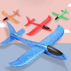 Aereo giocattolo 3D in EPP OEM 2026 all'ingrosso, grande da 48 cm, per esterni, aliante, per bambini, in schiuma, lancio a mano, 2 modalità di <span class=keywords><strong>volo</strong></span> - Product Image 2