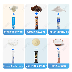 Salt sugar coffee powder, milk, cocoa powder, <b>plastic</b> packaging, <b>rod</b> packaging machine - Product Image 4