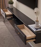 Moderno y Elegante Soporte de TV Flotante de Madera para Sala de Estar y Comedor, Venta al Por Mayor a Precio Económico
