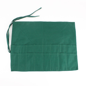 Sac de rangement standard pour instruments 40cmx50cm 20 compartiments pour outils chirurgicaux portable en coton vert foncé - Product Image 4
