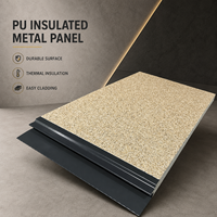 Panneau décoratif isolé en mousse PU, en métal sculpté de haute qualité, pour bardage de bâtiments modernes