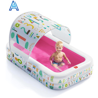 Neues Design, umweltfreundlicher, aufblasbarer PVC-Schwimmpool mit Sonnenschutz für Kinder, Sommerspielzeug
