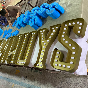 Sáng <span class=keywords><strong>Marquee</strong></span> Led Dấu Hiệu Thời Trang Cũ Thư Lights <span class=keywords><strong>Marquee</strong></span> Tùy Chỉnh 3D Led Chiếu Sáng Dấu Hiệu Cửa Hàng Đăng - Product Image 5
