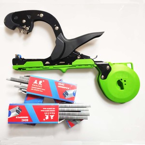 Agrafes pour machine <span class=keywords><strong>à</strong></span> attacher les plantes 604C, clips métalliques galvanisés durables pour le soutien des vignes, des tomates et des raisins - Product Image 1