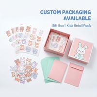 Autocollants 3D UV DTF Premium, Série Animaux Mignons de Dessins Animés, Autocollants de Transfert Imperméables DIY pour Toutes Surfaces, Tasses, Ordinateurs Portables, Carnets