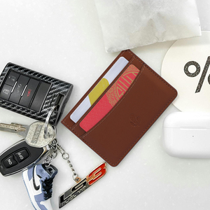 Tarjeteros Minimalistas de Cuero de <span class=keywords><strong>Cactus</strong></span>, Compostables, Ecológicos, Biodegradables, Personalizables OEM ODM, Cartera Delgada y Sostenible - Product Image 5