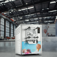 Vevor Nouvelle Machine à Glace Artisanale Automatique 16-20L/h pour Glace Dure, Saveurs Framboise, Asphalte, Chocolat, Lait, Arachide, Eau, Maïs, Noix