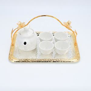 Rectangle Decorative Mirror <b>Tray</b>, French Style, Makeup Organizer, <b>Jewelry</b> Organizer, Serving <b>Tray</b> - Product Image 1