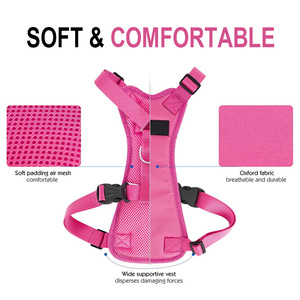 Sangle réglable véhicule sécurité pet gilet de voiture <span class=keywords><strong>chien</strong></span> ceinture harnais avec boucle clip - Product Image 5