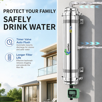 Sistema de Drenaje Inteligente de Acero Inoxidable 304, Filtro de Purificación de Agua para Toda la Casa de Alto Volumen de Tráfico