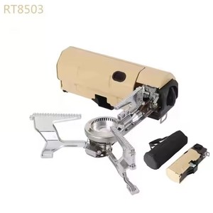 Estufa de Picnic portátil al aire libre Quemador de gas a prueba de viento Plegable <span class=keywords><strong>Camping</strong></span> Utensilios de cocina Estufa de gas - Product Image 3