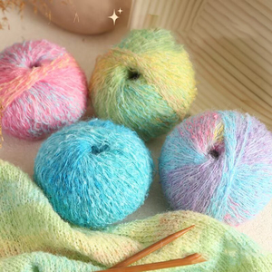 Fil de <span class=keywords><strong>Mohair</strong></span> en gros d'usine pour le fil à tricoter à la main Offre Spéciale <span class=keywords><strong>Mohair</strong></span>/fil mélangé acrylique - Product Image 6