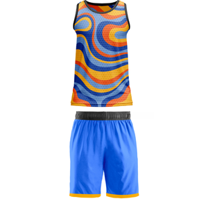 Basket Personalizable Hombres Uniforme de Baloncesto Conjuntos Alta Calidad Hecho Italia Inyección Directa Transferencia de Calor Impresión Transpirable - Product Image 4