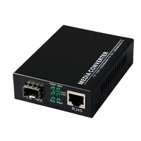 Convertidor de Medios RJ45 de Fibra a Hogar de 2 km y 20 km, Compatible con TP Link MC111CS-20 y MC112CS-20