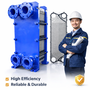 แผ่นแลกเปลี่ยนความร้อนแบบอุตสาหกรรม วัสดุกรอบขนาดแผ่นตามสั่ง - Product Image 2