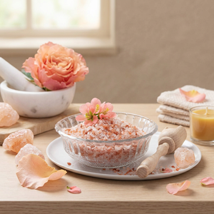Sel rose de l'Himalaya fin, naturel, comestible, en grains raffinés, avec logo personnalisé, emballage en vrac et en sac, sel rose clair - Product Image 1