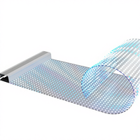 3D-Hologramm-Display-Bildschirm Flexible Transparente LED-Bildschirme für Glasfenster Maßgefertigte LED-Bildschirme Flexible LED-Folie