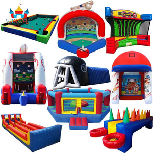 Gioco Gonfiabile Lancio dell'Ascia per Esterni, <span class=keywords><strong>Stand</strong></span> per <span class=keywords><strong>Giochi</strong></span> da Luna Park, <span class=keywords><strong>Giochi</strong></span> Gonfiabili da Carnevale, Paracadute Gonfiabile per Eventi - Product Image 5