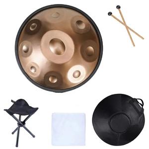 Ensembles de tambours Handpan en gros, ré mineur 440 Hz, 22 pouces, Handpan <span class=keywords><strong>Datura</strong></span> 22 pouces - Product Image 1