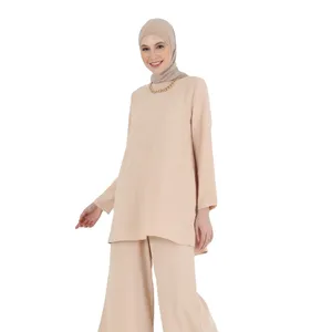 Muslim 2023 Hot Clothing Cross border Foreign Trade Middle East Women's Wear Dubai Two Piece Set abaya