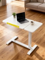 Table de bureau moderne pour usage commercial, avec pieds réglables en hauteur, modulaire, facile à assembler, roulettes silencieuses dissimulées