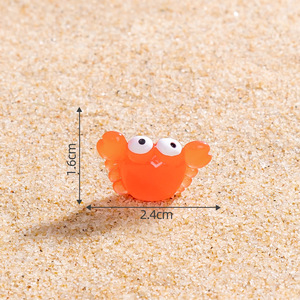 Mini Figuras de Animales Marinos de Resina, Mini Cangrejos y Plantas, Adornos para Acuarios, Decoraciones para Terrarios y Peceras DIY - Product Image 5