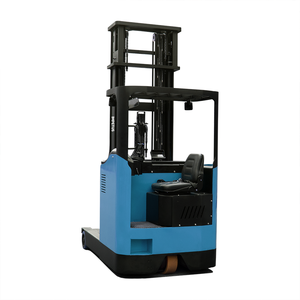 Carretilla elevadora portátil compacta de 1,5 toneladas, carretilla elevadora de alcance eléctrico completo, almacén, lado estrecho de la isla - Product Image 4