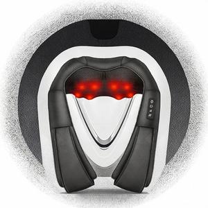 Custom Home <b>Heating</b> Shoulder Neck Massage Belt with 3-Speed Gear Timing and PU Material for Relaxation - Product Image 3