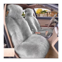 Housse de siège de voiture universelle de nouveau style 2024 avec accessoire intérieur élégant en fourrure artificielle pour Land Cruiser