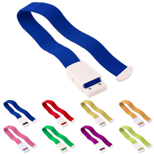 สายรัดหัวเข็มขัดยืดหยุ่นแบบใช้ซ้ำได้สำหรับการเก็บเลือดขั้นตอน IV และ <span class=keywords><strong>phlebotomy</strong></span> - Product Image 3