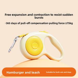 Correa automática retráctil moderna para mascotas para perros y gatos, Material ABS ecológico, uso en exteriores, incluye cadena para perros, correa para gatos - Product Image 4