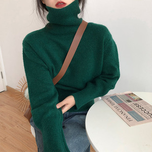 Fornitori di cina vestiti da donna <span class=keywords><strong>maglieria</strong></span> con colletto rovesciato Shopping <span class=keywords><strong>Online</strong></span> 2020 maglione Pullover autunnale di moda coreana - Product Image 3