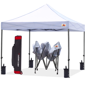 เต็นท์พับได้สีขาว Stabilezelte รุ่น POP up สำหรับกิจกรรมกลางแจ้ง เต็นท์พับเก็บได้ขนาดกะทัดรัด เต็นท์พกพา เต็นท์ชายหาด เต็นท์แพทย์ - Product Image 1