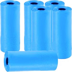 Bolsas para excremento de perro Huamaohengchun, azules, 12.2 * 8.66 pulgadas (31 x 22 cm), material de polietileno - Product Image 3