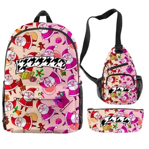 Vente en gros impression personnalisée de logo 3D backwoods garçons sac à dos pour ordinateur portable personnage de dessin animé ensemble de sac à dos pour l'école - Product Image 5