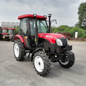 Fabrika fiyat YTO 55hp mini traktör 4x 4 çiftlik traktörü satılık