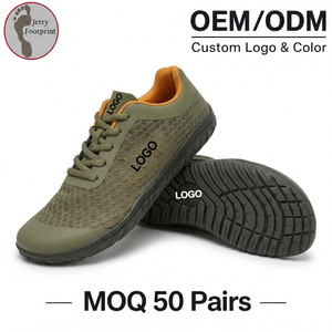 Zapatos Minimalistas para Hombre, Ajuste Ancho, Punta Ancha, Malla Transpirable, Ligeros, para Senderismo, OEM, ODM, Logotipo Personalizado, MOQ 50 - Product Image 1